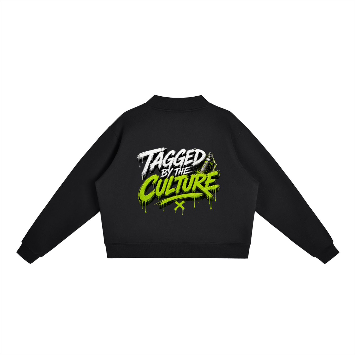Essential Fleece Mock-Neck Crew Sweatshirt