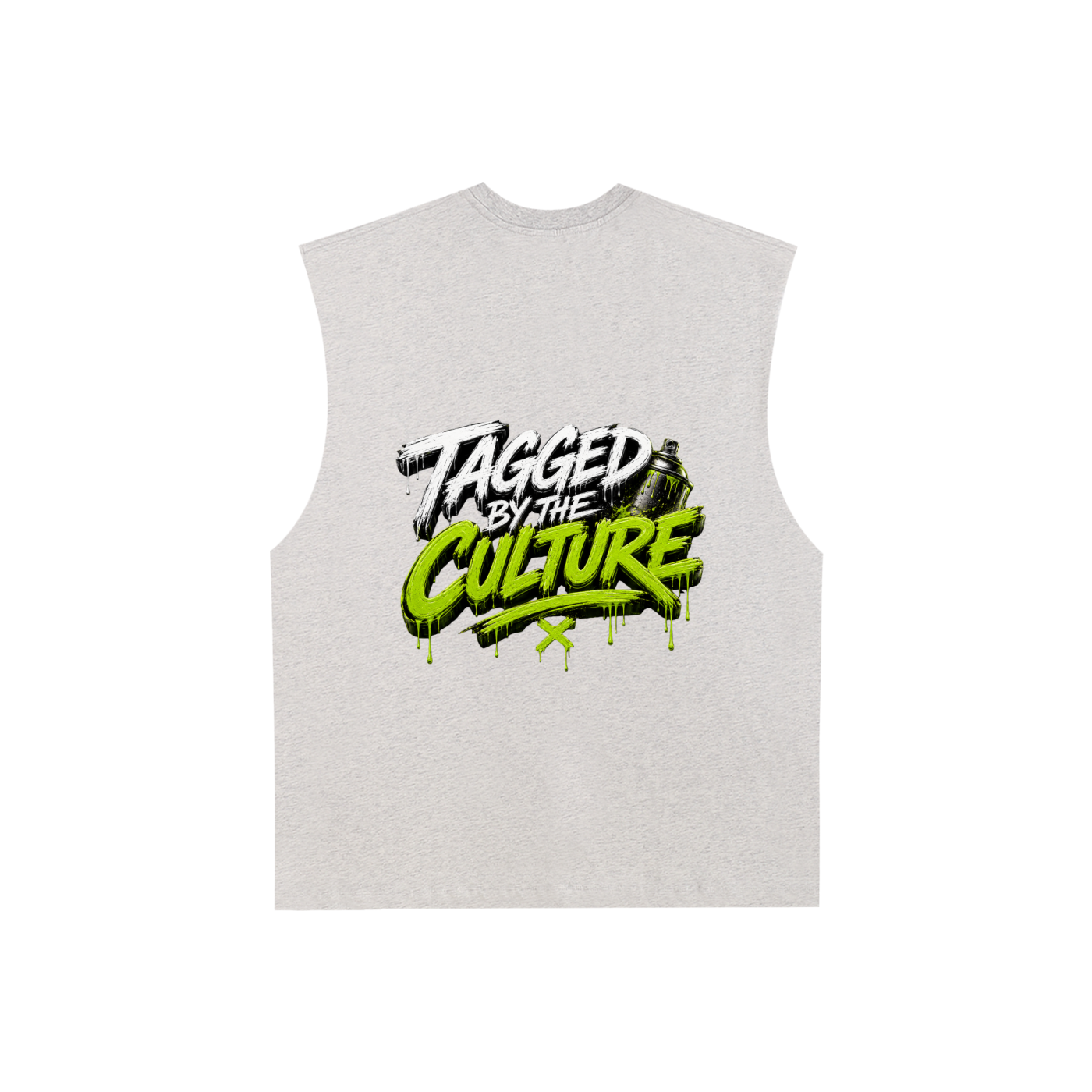 Raw Edge Cotton Tank Top