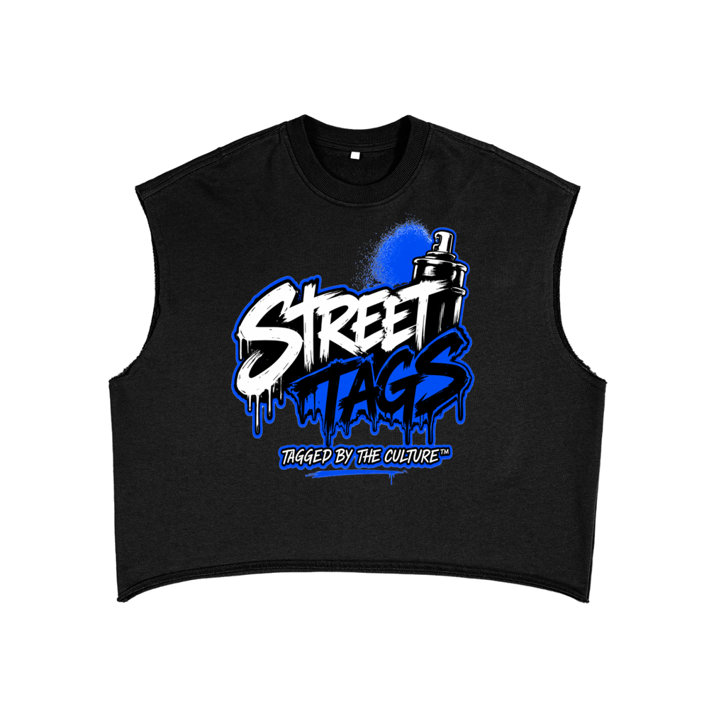 BLUE FLAME Men's Boxy Tank Top