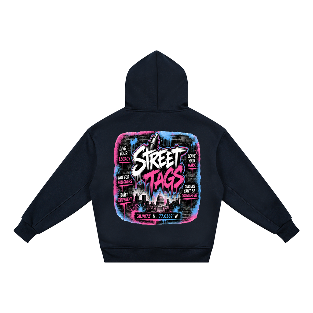 BUBBLE GUM CONCRETE Kids' Fleece Hoodie