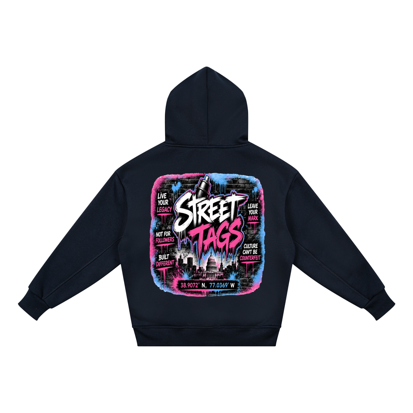 BUBBLE GUM CONCRETE Kids' Fleece Hoodie