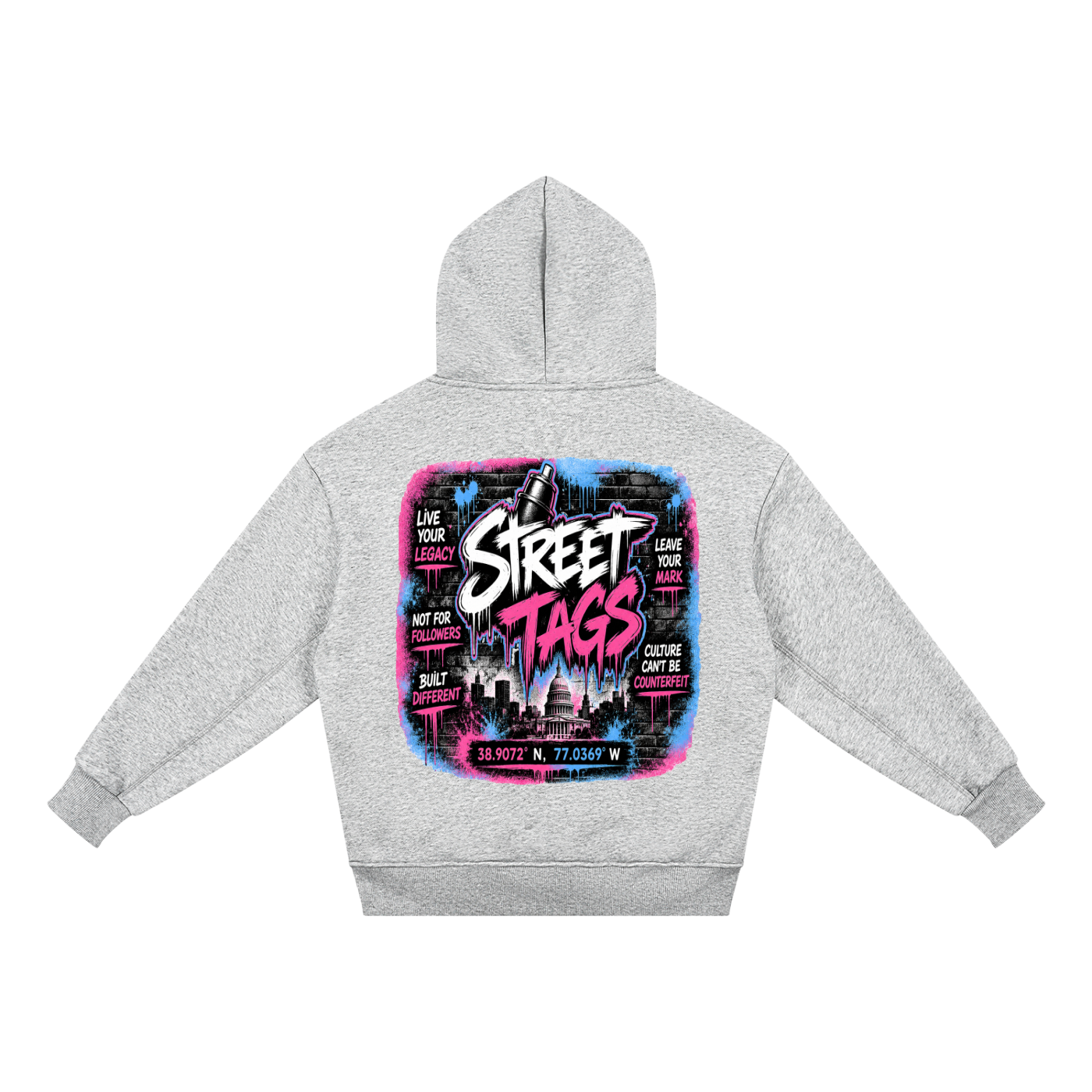 BUBBLE GUM CONCRETE Kids' Fleece Hoodie