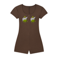 Women's Dual-Function Cape Tie-Waist Romper