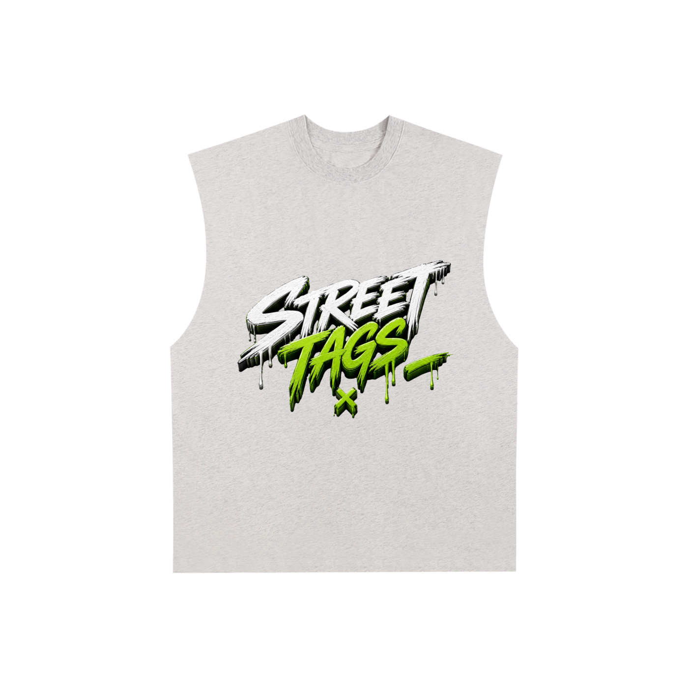 Raw Edge Cotton Tank Top
