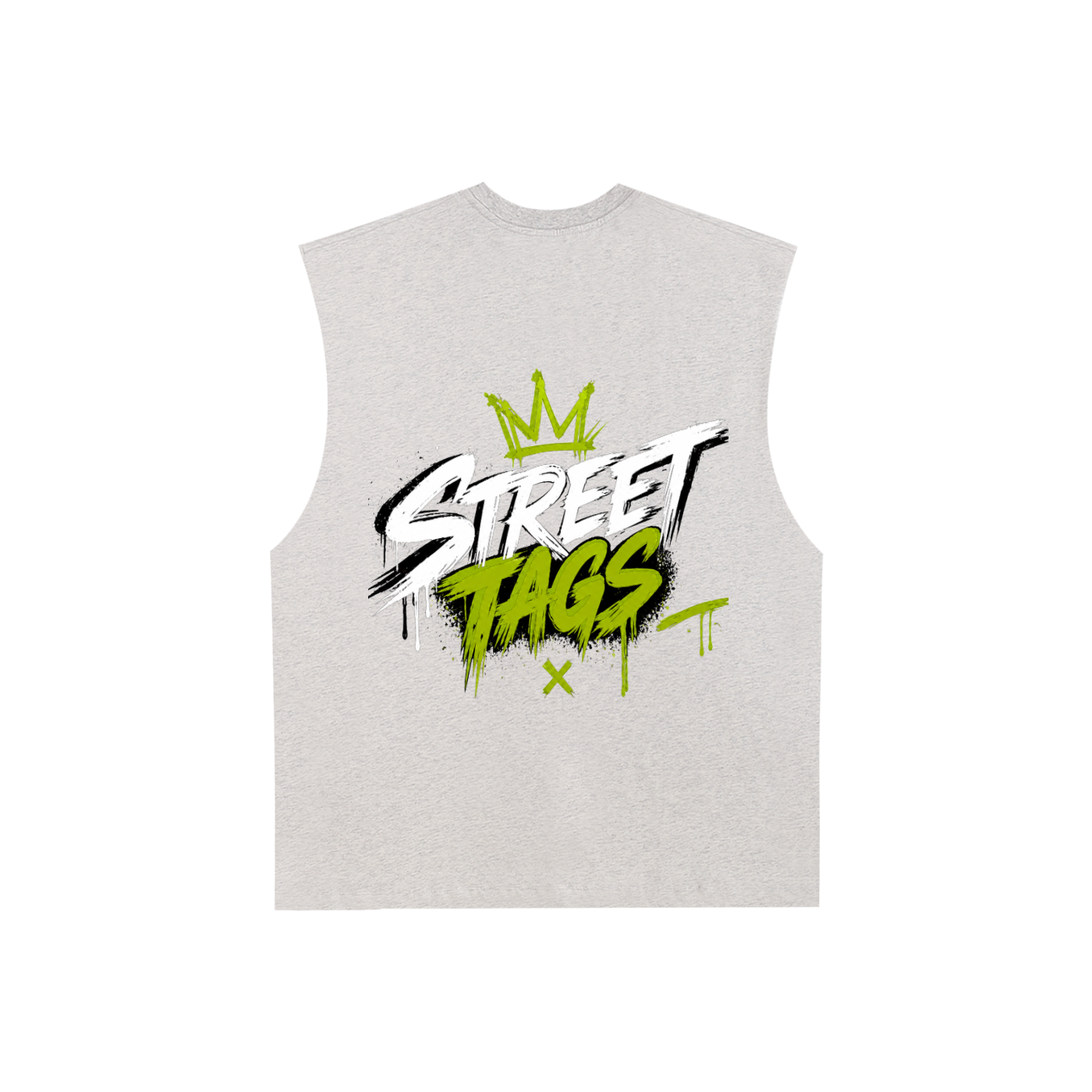 Raw Edge Cotton Tank Top